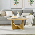 Table basse en chêne avec porte coulissante et rangement, 1 à 2 places assises