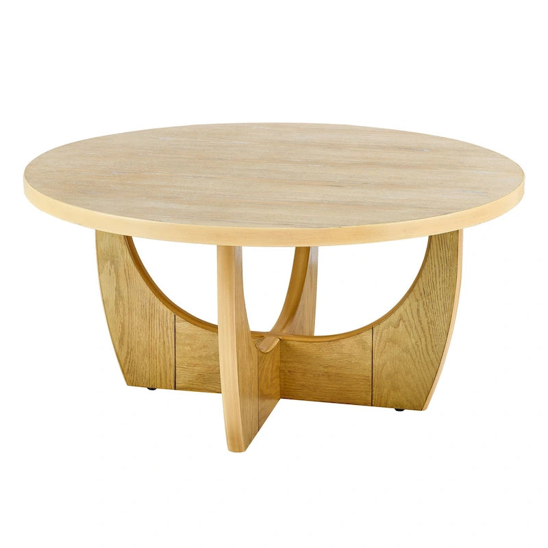 Table basse en chêne avec porte coulissante et rangement, 1 à 2 places assises