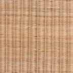 Table d'appoint en rotin brun naturel avec étagère — 1 personne