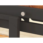 Table de salle à manger convertible en étagère en bois, 4 places