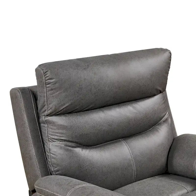 Fauteuil inclinable, pivotant et berçant motorisé, une place, jaune/brun/gris