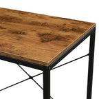 Bureau à étagères 4 niveaux, chêne clair/blanc/bois grange/gris anthracite, 1 personne