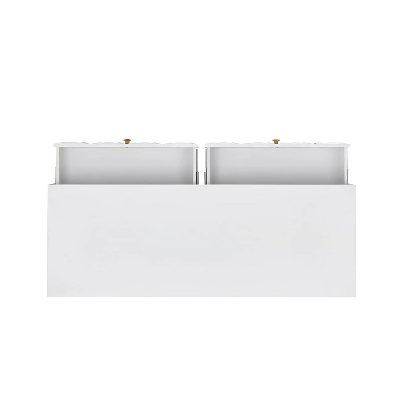 Commode géométrique 6 tiroirs blanc / noir / gris