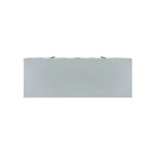 Commode géométrique 6 tiroirs blanc / noir / gris