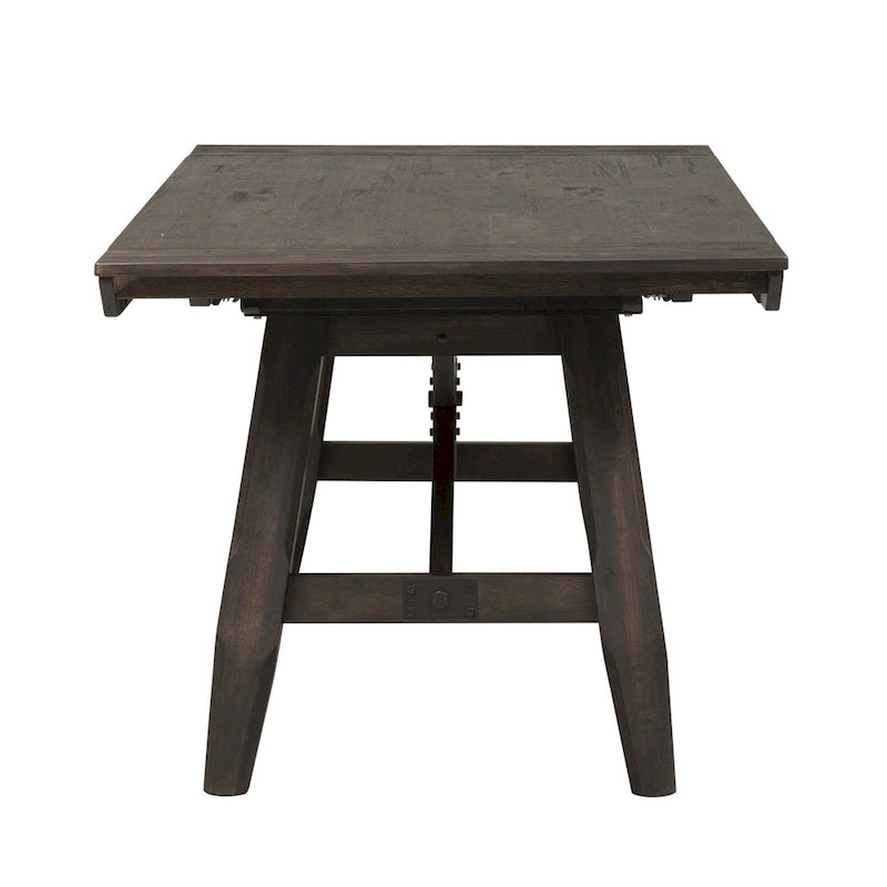 Table à manger à tréteaux Châtaignier foncé, 6 à 8 places