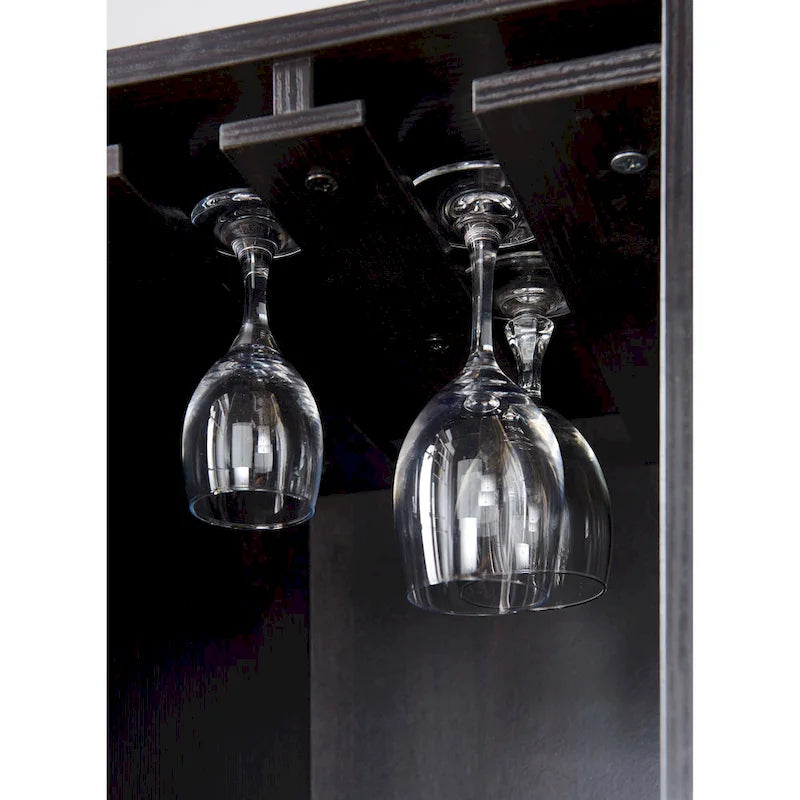 Buffet 4 étagères contemporain Cregg avec casier à vin Furniture of America