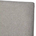 Chaise de salle à manger capitonnée noyer et noir, style Mid-Century, lot de 2