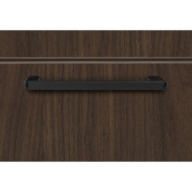 Bureau à piédestal simple 42 po – Acajou / Cerisier / Gris cendré, 1 place
