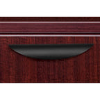 Bureau à piédestal simple 42 po – Acajou / Cerisier / Gris cendré, 1 place