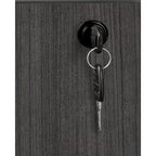 Bureau à piédestal simple 42 po – Acajou / Cerisier / Gris cendré, 1 place