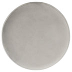 Ottoman rond en velours avec base en laiton – Assise 1 place