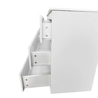 Commode double blanche à 6 tiroirs, autoportante, assemblage par 2 personnes
