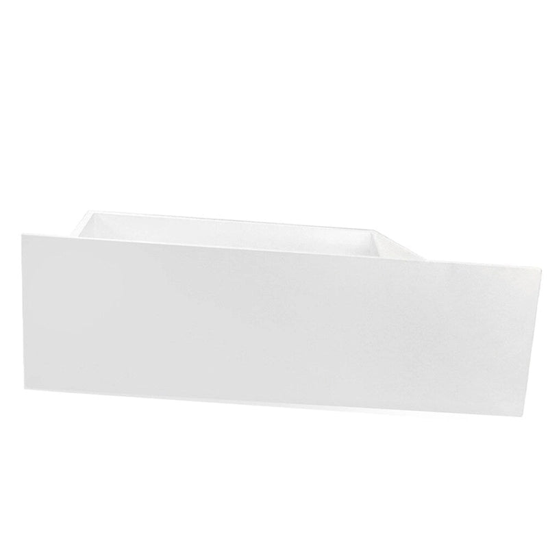 Commode double blanche à 6 tiroirs, autoportante, assemblage par 2 personnes