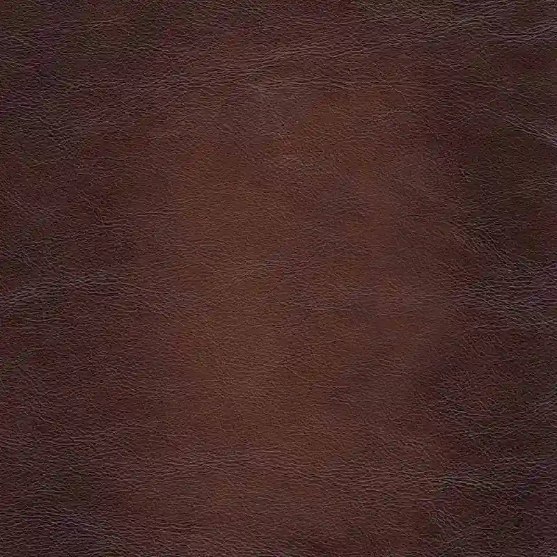 Causeuse en cuir pleine fleur gris cendré / brun caramel, capitonnée, 2 places