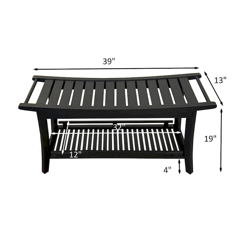 Banc de spa Premier 39 en bambou massif