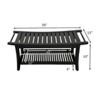 Banc de spa Premier 39 en bambou massif