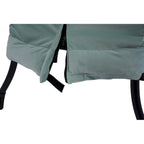 Fauteuil d'appoint individuel vert / bleu / gris avec pouf et repose-pieds