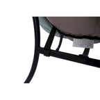 Fauteuil d'appoint individuel vert / bleu / gris avec pouf et repose-pieds