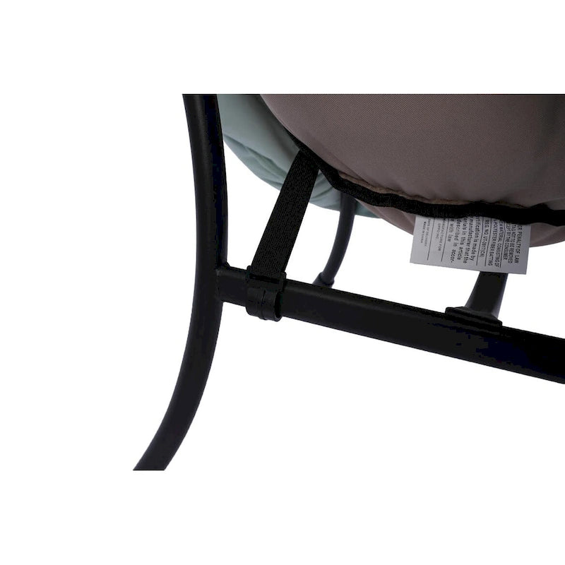 Fauteuil d'appoint individuel vert / bleu / gris avec pouf et repose-pieds