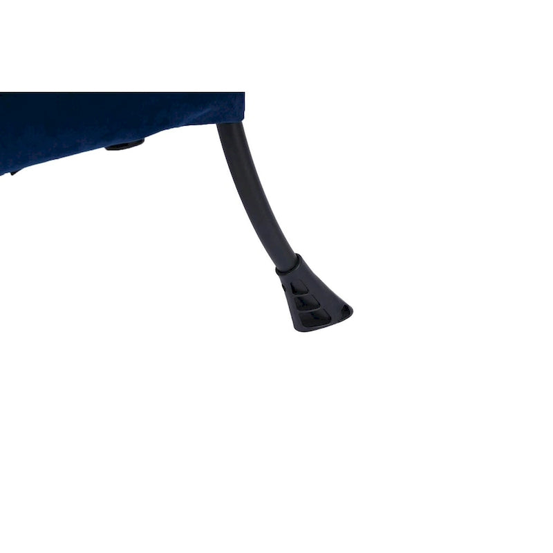 Fauteuil d'appoint individuel vert / bleu / gris avec pouf et repose-pieds