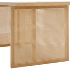 Table à manger 6 places Warm Pine Boho Rotin
