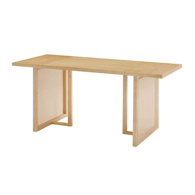 Table à manger 6 places Warm Pine Boho Rotin