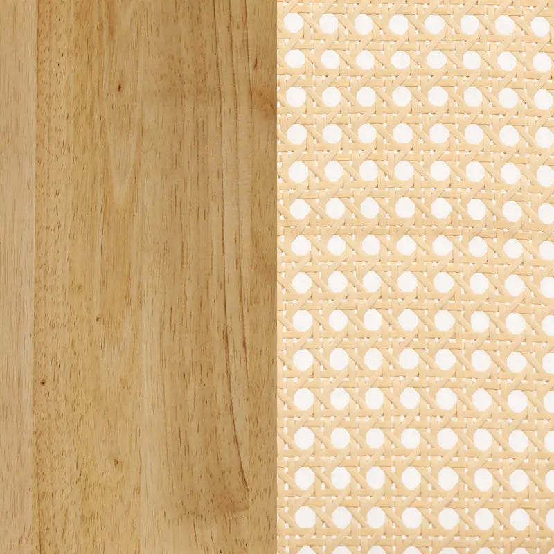 Table à manger 6 places Warm Pine Boho Rotin
